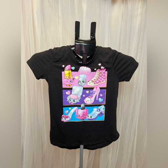Girls Shopkins Character Graphic T-Shirt – Size M (7/8) - Picture 1 of 3